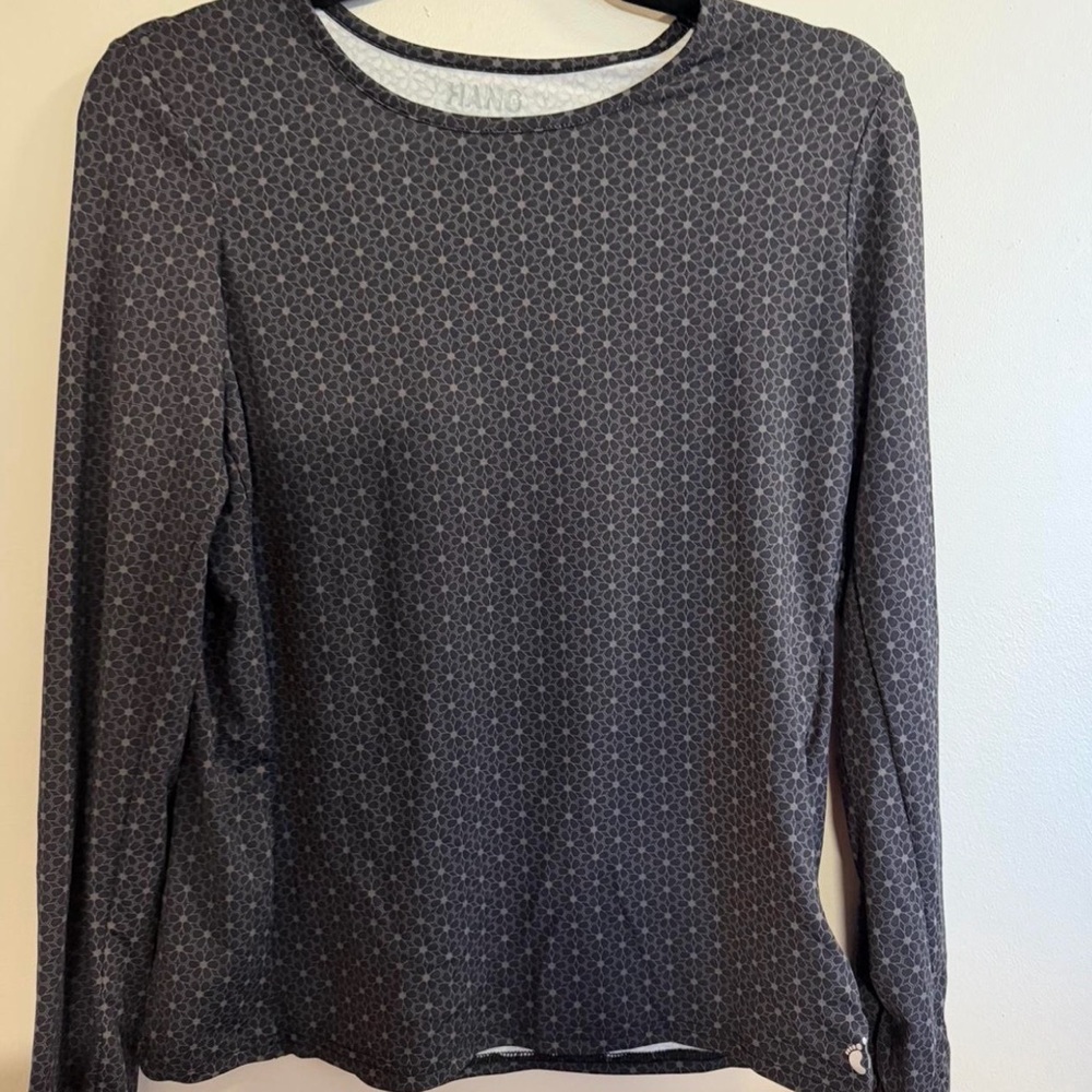 Hang Ten Women's Black Long Sleeve Top